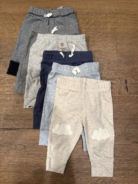 Carter's Other - Carter’s Baby Pants Bundle Size 3 Months – 6 Pairs Neutral Joggers & Leggings